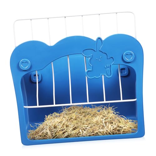 Hohopeti Hasengrasständer Hasenfutter Meerschweinchenhalter Kaninchenfutter Für Käfige Häschen-Feeder Futterspender Für Kaninchen Futterhäuschen Für Kaninchen Kleintierbedarf Plastik Blue Hohopeti Hasengrasständer Hasenfutter Meerschweinchenhalter Kaninchenfutter Für Käfige Häschen-Feeder Futterspender Für Kaninchen Futterhäuschen Für Kaninchen Kleintierbedarf Plastik Blue von Hohopeti