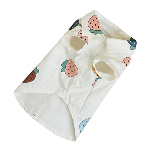 Hohopeti Strawberry Dog Shirt Für Katzen Und Kleine Hunde Atmungsaktive Tierbekleidung Für Besondere Anlässe Wie Halloween Und Weihnachten Leicht Und Bequem Hohopeti Strawberry Dog Shirt Für Katzen Und Kleine Hunde Atmungsaktive Tierbekleidung Für Besondere Anlässe Wie Halloween Und Weihnachten Leicht Und Bequem von Hohopeti