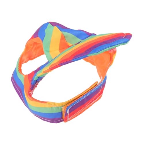 Hohopeti Modischer Haustier Sonnenhut Für Kleine Hunde Und Katzen Atmungsaktive Regenbogen Baseballmütze Mit Ohrlöchern Für Sommer Im Freien Pfotenschutz Und Stilvolles Accessoire Für Hohopeti Modischer Haustier Sonnenhut Für Kleine Hunde Und Katzen Atmungsaktive Regenbogen Baseballmütze Mit Ohrlöchern Für Sommer Im Freien Pfotenschutz Und Stilvolles Accessoire Für von Hohopeti