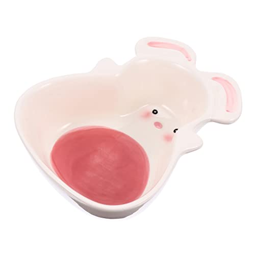 Hohopeti Hamster Futternapf Aus Keramik wasserdichte Futter Und Wasserschale Für Kleintiere Langlebig Und Sicher Für Hamster Mäuse Vögel Und Mehr Niedliches Design Einfach Zu Reinigen von Hohopeti