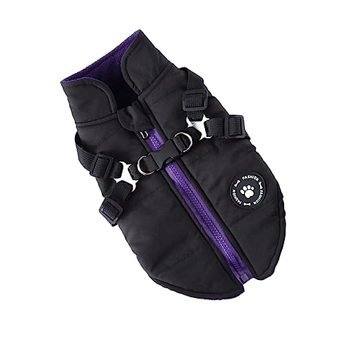 Hohopeti Haustier Mantel Welpenpullover Urlaub Haustierkleidung Outdoor-Wandermantel für Welpen Fleecejacke hundemantel Dog Raincoat welpen Warmer Mantel Warme Hundekleidung Polyester Black Hohopeti Haustier Mantel Welpenpullover Urlaub Haustierkleidung Outdoor-Wandermantel für Welpen Fleecejacke hundemantel Dog Raincoat welpen Warmer Mantel Warme Hundekleidung Polyester Black von Hohopeti