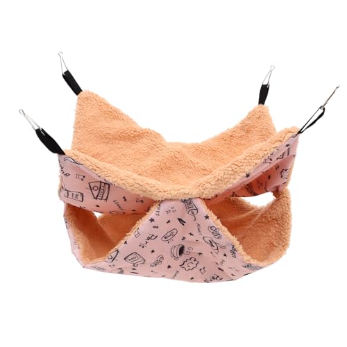 Hohopeti Hamster-Hängematte Nest weich bequem waschbar Bett für Haustiere Chinchilla Ratte Meerschweinchen Hohopeti Hamster-Hängematte Nest weich bequem waschbar Bett für Haustiere Chinchilla Ratte Meerschweinchen von Hohopeti