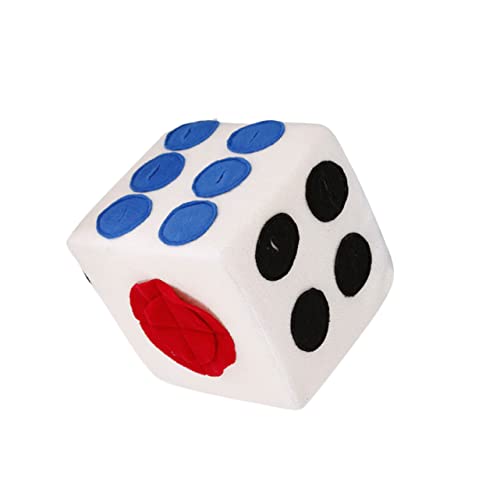 Hohopeti Hundetrainingsspielzeug Aus Aluminium-plüsch Würfeldesign Für Glückliche Hunde Leckerli-Spielzeug Für Haustiere Farbe Weiß Hohopeti Hundetrainingsspielzeug Aus Aluminium-plüsch Würfeldesign Für Glückliche Hunde Leckerli-Spielzeug Für Haustiere Farbe Weiß von Hohopeti