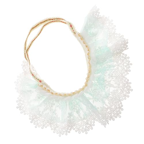 Hohopeti Elegante Katzenhalskette aus Spitze und Perlen für für besondere Anlässe Hohopeti Elegante Katzenhalskette aus Spitze und Perlen für für besondere Anlässe von Hohopeti
