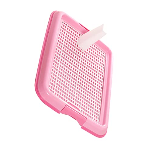 Hohopeti Haustiertoilette Hund Gras Pad Haustierkäfig Welpentöpfchen Für Den Innenbereich Pee-pad-Halter Gras-PIPI-Pads Für Hunde Mit Tablett Ersatz Für Haustierwindeln Rosa Plastik Hohopeti Haustiertoilette Hund Gras Pad Haustierkäfig Welpentöpfchen Für Den Innenbereich Pee-pad-Halter Gras-PIPI-Pads Für Hunde Mit Tablett Ersatz Für Haustierwindeln Rosa Plastik von Hohopeti