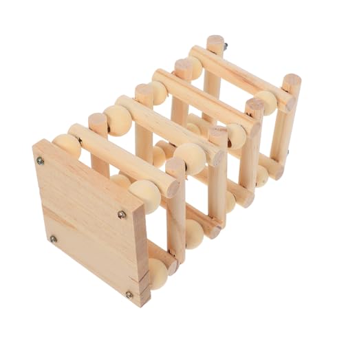 Hohopeti Holz Futterkorb für Kaninchen und Kleintiere Langlebiger Futterständer mit Offenem Design Vielseitiger Heurack für Hasen Meerschweinchen Hamster und Chinchillas Einfache von Hohopeti