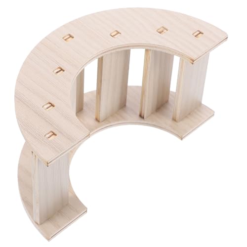 Hohopeti Holzbrücke Kleintier Kletterleiter Robust Langlebig Spielplatz für Hamster Meerschweinchen Chinchilla Käfigdekoration Multifunktional Glatte Oberfläche Spaßiges Trainingsspielzeug Hohopeti Holzbrücke Kleintier Kletterleiter Robust Langlebig Spielplatz für Hamster Meerschweinchen Chinchilla Käfigdekoration Multifunktional Glatte Oberfläche Spaßiges Trainingsspielzeug von Hohopeti