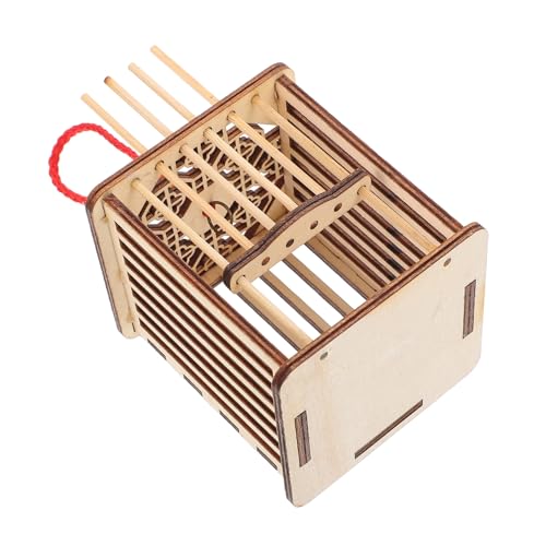 Hohopeti Holzkäfig für Insekten und Grillen Stabiler Zuchtkäfig mit Belüftung Praktisches Terrarium für Haus und Naturbeobachtung für Insektenliebhaber von Hohopeti