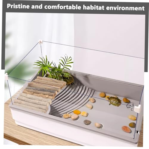 Hohopeti Holzstab Reptilienversteck DIY Schildkröten Holzplattform Basking Terrarium Dekoration Sicher Langlebig für Kleine Echsen Frösche Schlangen Geeignet Hohopeti Holzstab Reptilienversteck DIY Schildkröten Holzplattform Basking Terrarium Dekoration Sicher Langlebig für Kleine Echsen Frösche Schlangen Geeignet von Hohopeti