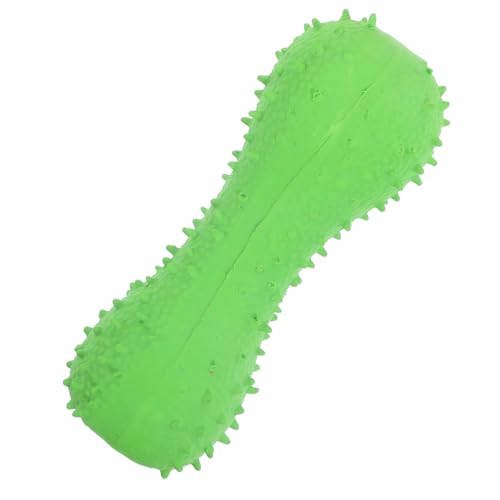 Hohopeti Unique Cartoon Dog Chewing Toy Interaktives Kauspielzeug Mit Geräuschfunktion Für Und Mittelgroße Hunde Sicheres Langlebiges Und Zahnreinigendes Spielzeug Grünem Knochen-Design von Hohopeti