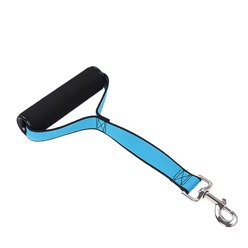 Hohopeti Hundebedarf Hundeleine Mit Kurzer Leine Elastisch Für Training Für Kleine Himmelblau Langlebig Und Rostfreier Metallhaken von Hohopeti