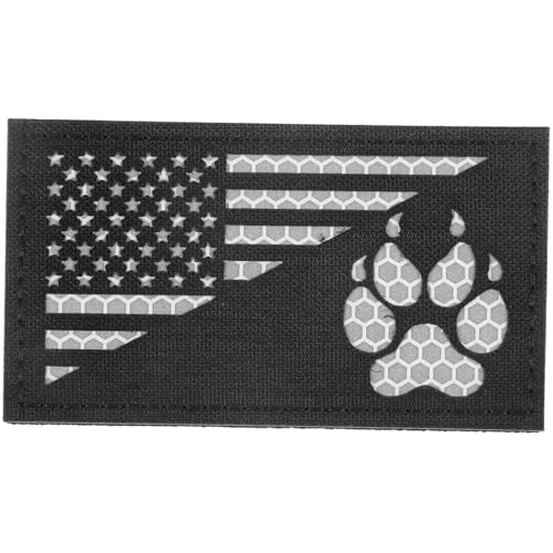 Hohopeti Hundegeschirr Aufnäher für Mittlere Große Hunde Bestickter Strapazierfähiger Nylon Patch Dekorative Applikation für Trainingsgeschirr Wiederverwendbar Kompatibel mit Vielen von Hohopeti