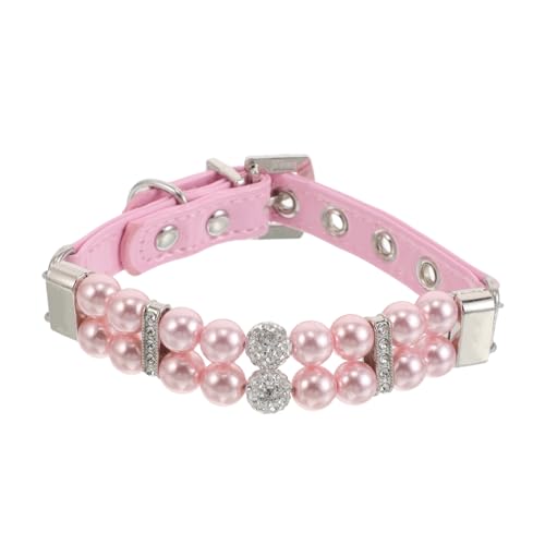 Hohopeti Hundehalsband Zur Hochzeit – Halskette Mit Strassperlen, Bling-katzenperlen, Halsband Für Mädchen Und Kätzchen, Schmuck Für Kleine Und Mittelgroße Hündinnen Hohopeti Hundehalsband Zur Hochzeit – Halskette Mit Strassperlen, Bling-katzenperlen, Halsband Für Mädchen Und Kätzchen, Schmuck Für Kleine Und Mittelgroße Hündinnen von Hohopeti
