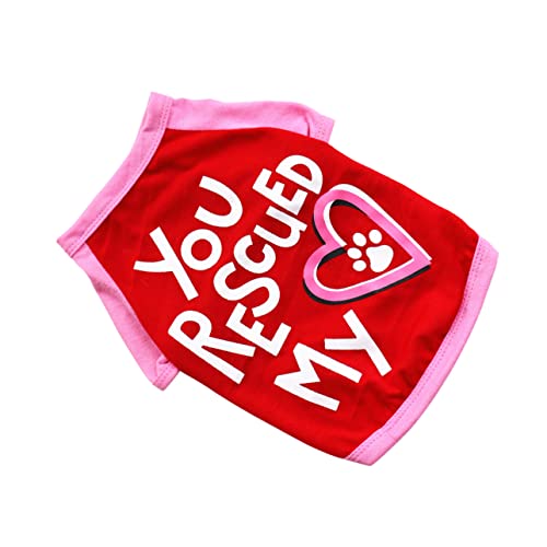 Hohopeti Elegante Haustierkleidung zum Valentinstag stilvolles Hundehemd für Welpen L Frühlings- und Sommerkleid aus Baumwolle Hohopeti Elegante Haustierkleidung zum Valentinstag stilvolles Hundehemd für Welpen L Frühlings- und Sommerkleid aus Baumwolle von Hohopeti
