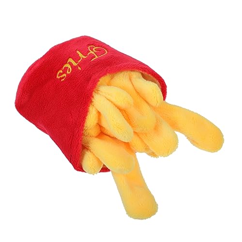 Hohopeti Interaktives Langlebiges Hundespielzeug aus Plüsch mit Quietschfunktion Pommes Form Kauspielzeug für Kleine und Große Hunde zur Zahnpflege und Beschäftigung Hohopeti Interaktives Langlebiges Hundespielzeug aus Plüsch mit Quietschfunktion Pommes Form Kauspielzeug für Kleine und Große Hunde zur Zahnpflege und Beschäftigung von Hohopeti