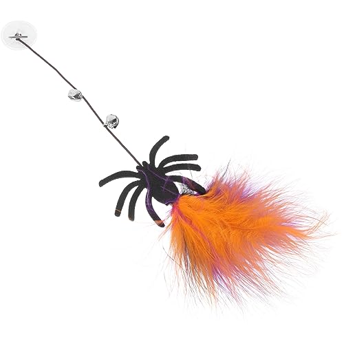Hohopeti Halloween Katzenspielzeug Soider Sticky Interaktives Katzenhakenspielzeug für Kätzchen Hohopeti Halloween Katzenspielzeug Soider Sticky Interaktives Katzenhakenspielzeug für Kätzchen von Hohopeti