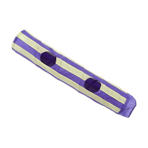 Hohopeti Katzentunnel Katzen-Donut-Tunnel Katzengehege für draußen Guck-Guck interaktives katzenspielzeug Interactive cat Toy Spieltunnel für kleine Haustiere Tiertunnel Polyestertuch Blue von Hohopeti