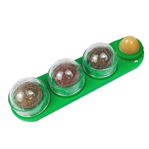 Hohopeti Kauspielzeug Für Katzen Spielzeuge Katzenminze-Kugeln Kauen Katzenminzekugeln Für Die Katzenwand Süßigkeitenkugeln Katzensnacks Kätzchen Spielzeug Für Haustiere Green Hohopeti Kauspielzeug Für Katzen Spielzeuge Katzenminze-Kugeln Kauen Katzenminzekugeln Für Die Katzenwand Süßigkeitenkugeln Katzensnacks Kätzchen Spielzeug Für Haustiere Green von Hohopeti