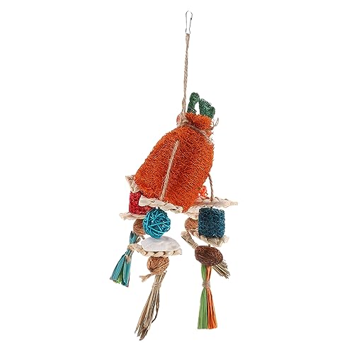 Hohopeti Kauspielzeug für Papageien Vogelbeißspielzeug für dekorative Vogelkäfig-Ornamente großes Vogelspielzeug hängendes Design Sittichspielzeug Hohopeti Kauspielzeug für Papageien Vogelbeißspielzeug für dekorative Vogelkäfig-Ornamente großes Vogelspielzeug hängendes Design Sittichspielzeug von Hohopeti