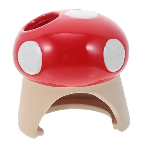 Hohopeti Hamster-versteck-Spielzeug Keramik-pilznest Rot Für Hamster Tragbar Leicht Zu Tragen Mehrzweckbett Für Haustiere Hohopeti Hamster-versteck-Spielzeug Keramik-pilznest Rot Für Hamster Tragbar Leicht Zu Tragen Mehrzweckbett Für Haustiere von Hohopeti