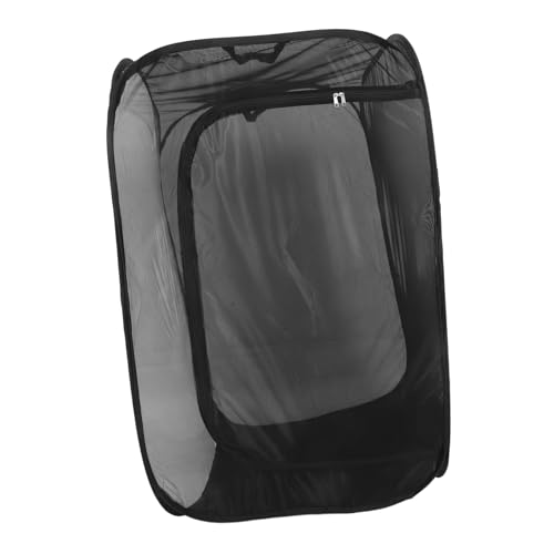 Hohopeti Klappbares Schmetterlingsnetz Terrarium Insektenkäfig mit Zipper Schutz Leichtes Tragbares Habitat für Raupen Aufzucht und Indoor Beobachtung von Hohopeti