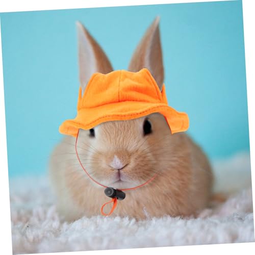 Hohopeti Kleines Hasen kostümset mit Karotten Tasche und Kleinem Hut für Haustier Dekoration Langlebiges Material Praktisch und Geeignet für Spaziergänge und Partys von Hohopeti