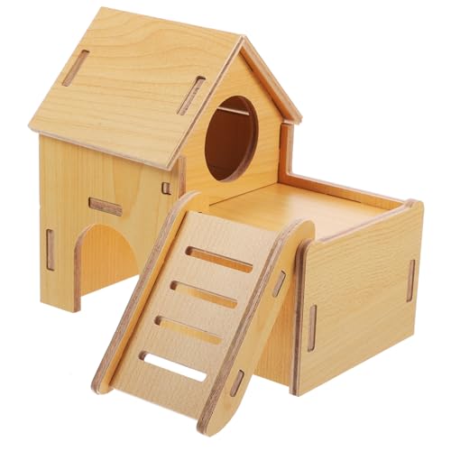 Hohopeti Natürliches Holz-Versteck für Haustiere Versteck für Hamster Meerschweinchen Ratten Versteck Burg Nest Spielzeug Zubehör Hohopeti Natürliches Holz-Versteck für Haustiere Versteck für Hamster Meerschweinchen Ratten Versteck Burg Nest Spielzeug Zubehör von Hohopeti