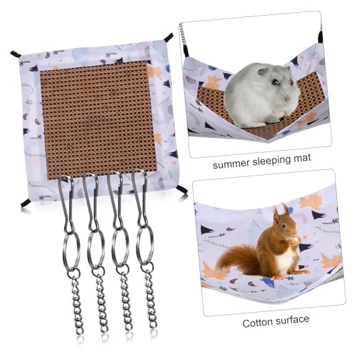 Hohopeti Kleintierhängematte Hamster Hängematte Sommerbett Cartoonmuster Atmungsaktiv Leicht Für Kleine Haustiere Wie Hamster Frettchen Ratten Hohopeti Kleintierhängematte Hamster Hängematte Sommerbett Cartoonmuster Atmungsaktiv Leicht Für Kleine Haustiere Wie Hamster Frettchen Ratten von Hohopeti