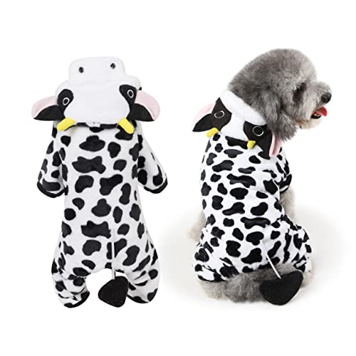 Hohopeti Hundekostüm Halloween-kuhanzug Haustier-Outfit Hund Kuh Große Hundekleidung Für Warmes Haustier Hohopeti Hundekostüm Halloween-kuhanzug Haustier-Outfit Hund Kuh Große Hundekleidung Für Warmes Haustier von Hohopeti