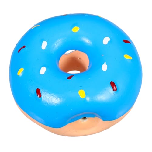 Hohopeti Latex Hund Quietschende Spielzeug Donut -Form -kauspielzeug Für Hunde Anregen Kaut Spielzeug Donut, Das Bunte Klingende Spielzeug Für Welpen Anregt von Hohopeti