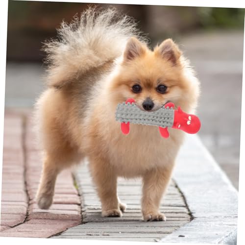 Hohopeti Latex Hundespielzeug Ente Cartoon Design Kauspielzeug Strapazierfähig Für Kleine Mittlere Hunde Zahnpflege Gegen Zerstörungswut Und Langeweile von Hohopeti