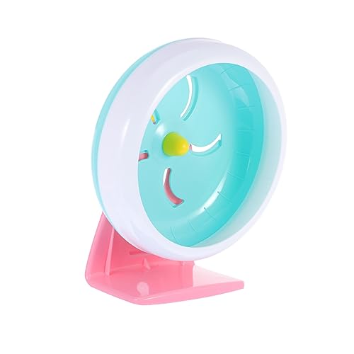 Hohopeti Hamster-Laufrad leises Trainingsspielzeug 18 cm Kunststoff Spielzeug für Haustiere geräuschloses Laufrad schadet den Pfoten Nicht robust bequem zufällige Farbe Hohopeti Hamster-Laufrad leises Trainingsspielzeug 18 cm Kunststoff Spielzeug für Haustiere geräuschloses Laufrad schadet den Pfoten Nicht robust bequem zufällige Farbe von Hohopeti