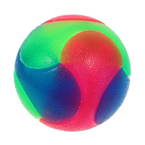 Hohopeti Leuchtender Hundespielzeug Tennisball mit Elastischem Sprung Blinkendes LED Licht Interaktives für Kleine Hunde und Welpen Fördert Bewegung und Geistige Entwicklung von Hohopeti