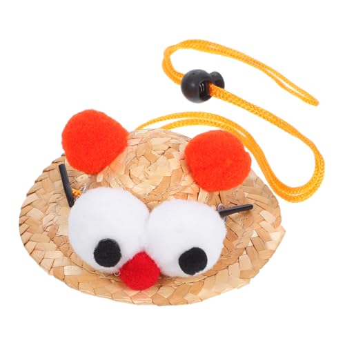 Hohopeti Lustige Tiermütze für Kleine Haustiere mit Verstellbare Kappe für Hamster für Feiertagskostüme und Partys von Hohopeti