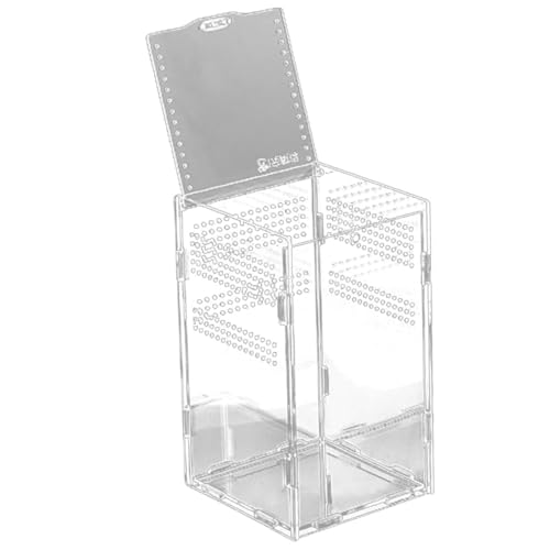Hohopeti Magnetisches Transparentes Reptilien Terrarium mit Belüftung Kratzfeste Acrylbox für Beobachtung und Einfache Reinigung Wetterbeständig Langlebig Faunarium Geeignet von Hohopeti