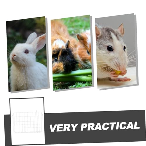 Hohopeti Metall Kaninchen Heuraufe Groß Weiß Verschleißfest Stabiler Futterspender für Hasen Meerschweinchen Chinchilla Frettchen Käfig Zubehör Hohopeti Metall Kaninchen Heuraufe Groß Weiß Verschleißfest Stabiler Futterspender für Hasen Meerschweinchen Chinchilla Frettchen Käfig Zubehör von Hohopeti