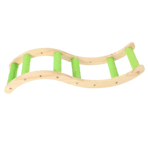 Hohopeti Papageienkäfig-Spielzeug Vogelleiter-Spielzeug Holzleiter Für Papageien Kleintier-kletterspielzeug von Hohopeti