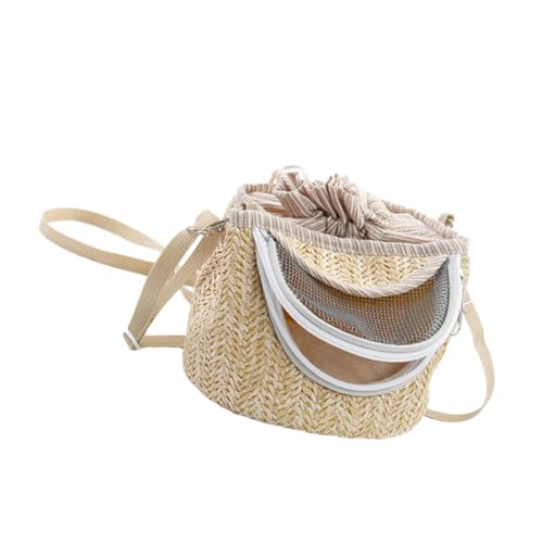 Hohopeti Oblique Haustier Tragetasche für Hamster Atmungsaktive Warme Tragbare Kleintier Reisetasche mit Netzdesign Verstellbarem Diagonalriemen für Outdoor ausflüge mit Kleinen Haustieren von Hohopeti