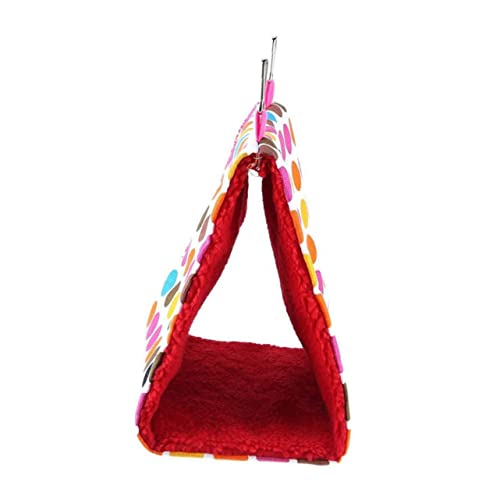 Hohopeti Hängende Vogelnest-hängematte Für Papageien Triangulares Design Winterwarm s Für Kleine Vögel Und Kleintiere Sicherer Schlafplatz Pet Supplies von Hohopeti