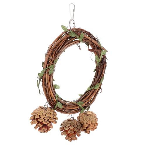 Hohopeti Parrot Wooden Swing Für Vögel Hochwertiges Holzspielzeug Für Wellensittiche Nymphensittiche Und Papageien Für Käfige Fördert Spiel Und Freude Hohopeti Parrot Wooden Swing Für Vögel Hochwertiges Holzspielzeug Für Wellensittiche Nymphensittiche Und Papageien Für Käfige Fördert Spiel Und Freude von Hohopeti