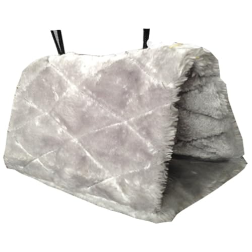 Hohopeti Plüsch Hängematte Vogelhöhle Wärmendes Kuschelnest mit Beidseitigen Haken für Vögel und Kleintiere Winter Wärmeschutz Hohopeti Plüsch Hängematte Vogelhöhle Wärmendes Kuschelnest mit Beidseitigen Haken für Vögel und Kleintiere Winter Wärmeschutz von Hohopeti