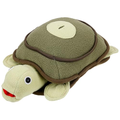 Hohopeti Plüsch schildkröten Hunde Welpen Interaktives Schnüffelspielzeug Kreatives Kuscheltier für Haustiere Robustes Flauschiges Pet Playing Toy Fördert Bindung und Beschäftigung von Hohopeti