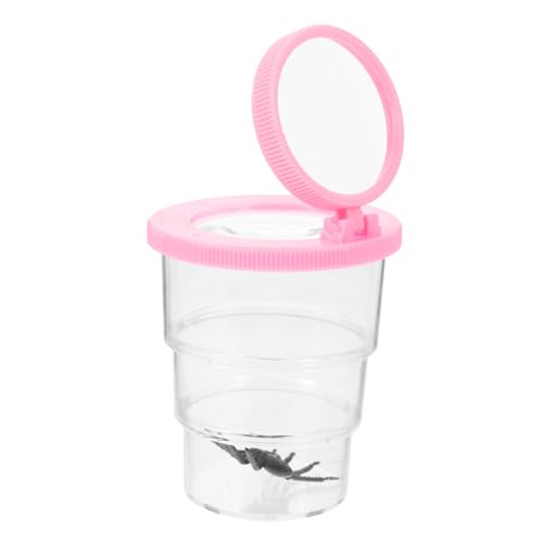 Hohopeti Praktische Insektenbeobachtungsbox mit Lupe für Tragbarer Insektenviewer aus Transparentem Kunststoff Multifunktionaler Outdoor käfig zur Sicheren Naturerkundung und Kindgerechtem Hohopeti Praktische Insektenbeobachtungsbox mit Lupe für Tragbarer Insektenviewer aus Transparentem Kunststoff Multifunktionaler Outdoor käfig zur Sicheren Naturerkundung und Kindgerechtem von Hohopeti