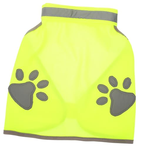 Hohopeti Reflektierende Hundeweste mit Verstellbarem Design Atmungsaktiv und Komfortabel Leuchtend Fluoreszierendes Grün mit Pfotenmuster Sicherheitsweste für Kleine bis Große Hunde für Hohopeti Reflektierende Hundeweste mit Verstellbarem Design Atmungsaktiv und Komfortabel Leuchtend Fluoreszierendes Grün mit Pfotenmuster Sicherheitsweste für Kleine bis Große Hunde für von Hohopeti