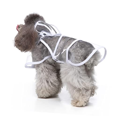 Hohopeti Reflektierende Regenbekleidung Für Hunde Mit Kapuze Regenmantel Weiß Größe S Sicherheitsstreifen Hohopeti Reflektierende Regenbekleidung Für Hunde Mit Kapuze Regenmantel Weiß Größe S Sicherheitsstreifen von Hohopeti