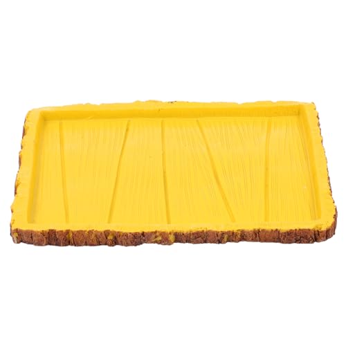 Hohopeti Reptilien Futter Wassernapf Gelb Robustes Terrarien Zubehör für Schildkröten Echsen Geckos Leicht zu Reinigen mit Ausbruchsschutz für Kleintiere Hohopeti Reptilien Futter Wassernapf Gelb Robustes Terrarien Zubehör für Schildkröten Echsen Geckos Leicht zu Reinigen mit Ausbruchsschutz für Kleintiere von Hohopeti