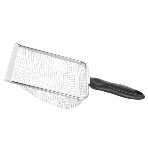 Hohopeti Reptilien Sandschaufel mit Feinem Sieb Langlebige Metallschaufel zur von Reptilienkot und Sand Stabiler Großer Litter Scoop für Terrarienpflege von Hohopeti