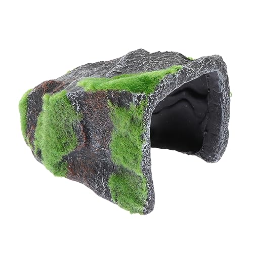 Hohopeti Reptilienversteckhaus Aquarium Dekoration aquariumdeko Langlebig Aquarien-Betta-Fisch-Ornament Zubehör für Reptilien Schildkröten-Accessoire Plattform zum Sonnenbaden aus Harz Hohopeti Reptilienversteckhaus Aquarium Dekoration aquariumdeko Langlebig Aquarien-Betta-Fisch-Ornament Zubehör für Reptilien Schildkröten-Accessoire Plattform zum Sonnenbaden aus Harz von Hohopeti