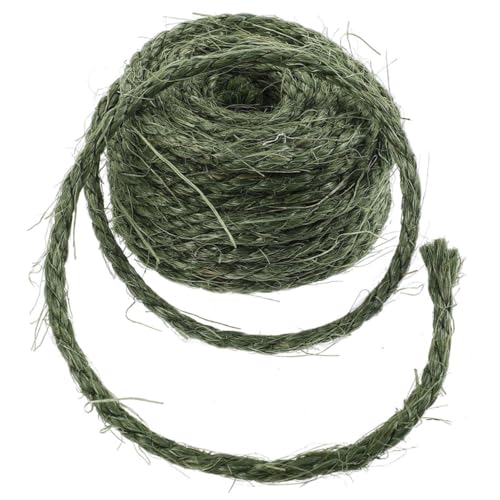 Hohopeti Katzen Kratzbaum Natürliche Sisal Katzenkratzseilrolle 6mm x 15m Ersatzseil Für Katzenkratzmöbel Strapazierfähiges Und Verschleißfestes Material Für Tägliche Nutzung Ideal Für Kratzsäulen Und Hohopeti Katzen Kratzbaum Natürliche Sisal Katzenkratzseilrolle 6mm x 15m Ersatzseil Für Katzenkratzmöbel Strapazierfähiges Und Verschleißfestes Material Für Tägliche Nutzung Ideal Für Kratzsäulen Und von Hohopeti