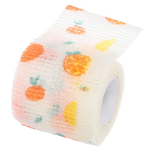 Hohopeti Selbstklebende Elastische Haustier-Bandage mit Fruchtmuster Atmungsaktives Kratzfestes Schutzband für Hunde und Katzen für Wundversorgung und Outdoor-Schutz von Hohopeti